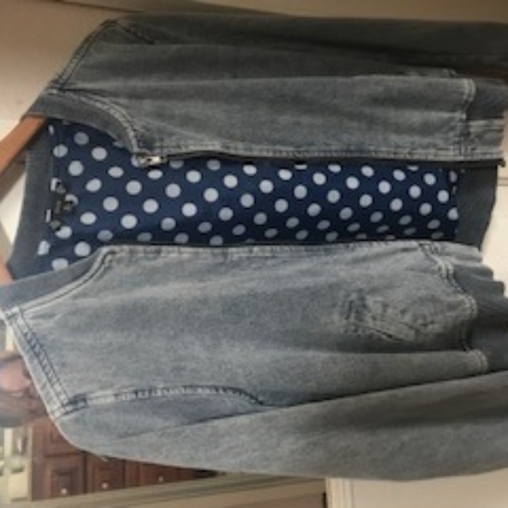 VINTAGE JEAN JACKET ACID WASHED